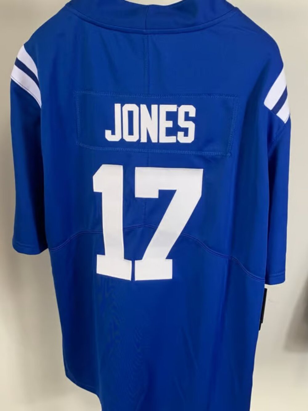 Daniel Jones Royal Blue Jersey Vapor Stitched